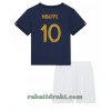 Frankrike Kylian Mbappé 10 Hjemme VM 2022 - Barn Draktsett